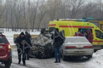 Серьезное ДТП произошло в Барнауле 