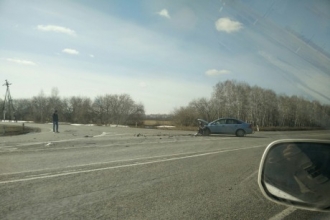 На трассе в Алтайском крае произошло серьезное ДТП