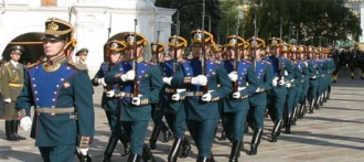 В Барнаул прибыла рота специального караула Президентского полка и Президентский оркестр