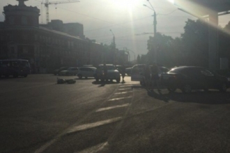 В Барнауле был сбит мотоциклист