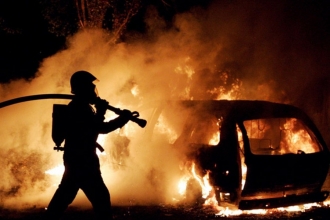 В Барнауле произошло еще одно возгорание автомобиля