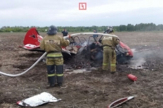 Под Барнаулом произошло смертельное крушение самолета Як-52