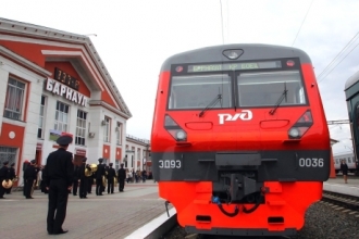 Первый в Сибири эко-поезд отправился в рейс из Барнаула