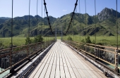 Завершено строительство двухполосного моста в Алтае
