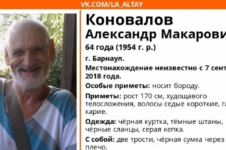 Пропавшего пенсионера в Барнауле нашли живым