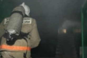 В многоквартирном доме в Барнауле произошел пожар