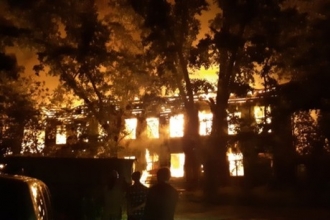 Из-за чего сгорело здание музыкальной школы в Барнауле