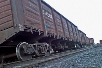 15 февраля в Алтайском крае два грузовых вагона сошли с рельс