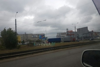 Трамвайные провода были порваны в Барнауле