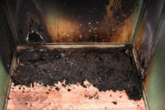В одной из многоэтажек Барнаула загорелся лифт