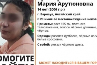 В Барнауле разыскивают 14-летнюю девочку
